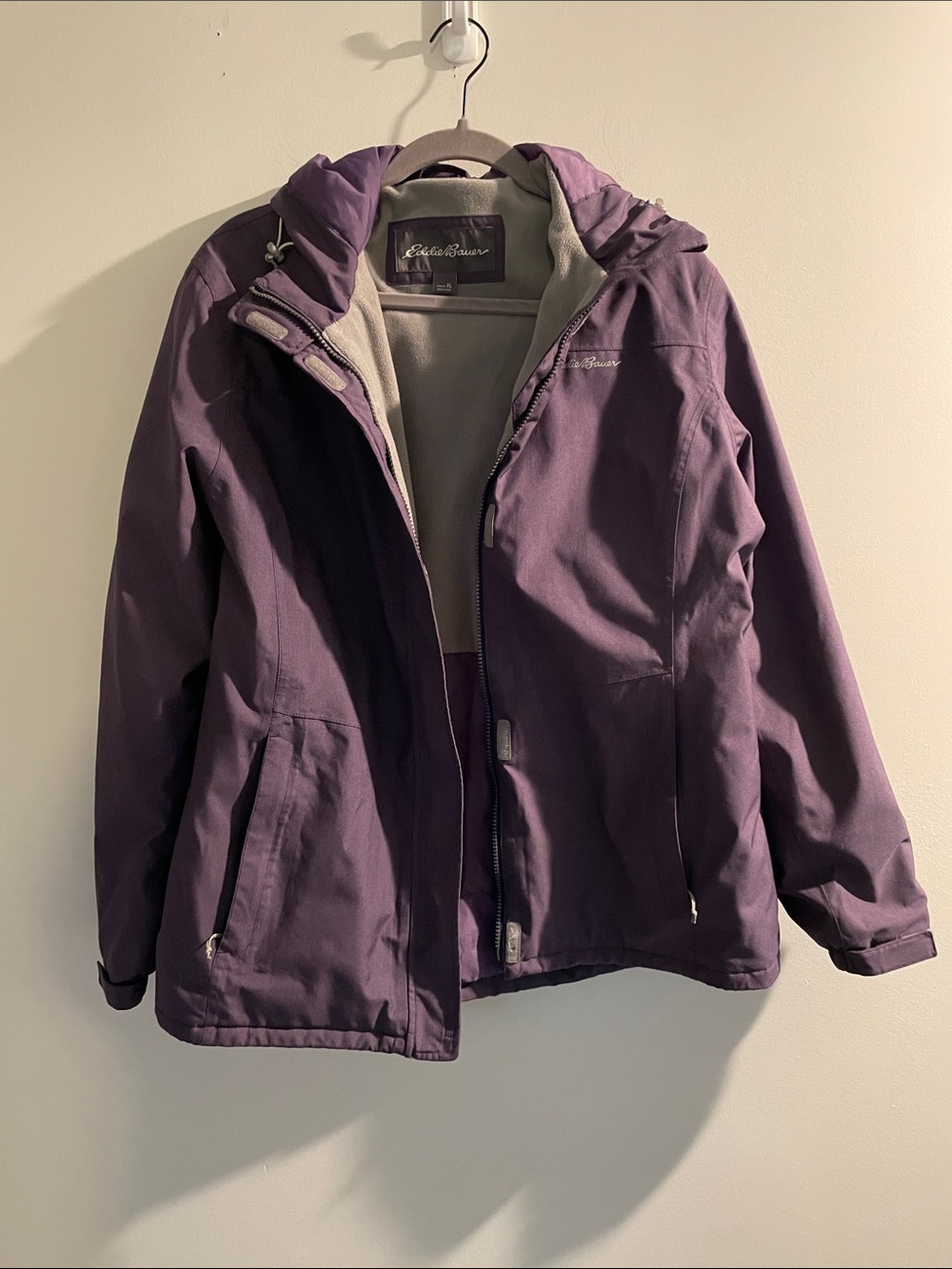 Eddie Bauer hooded parka XL